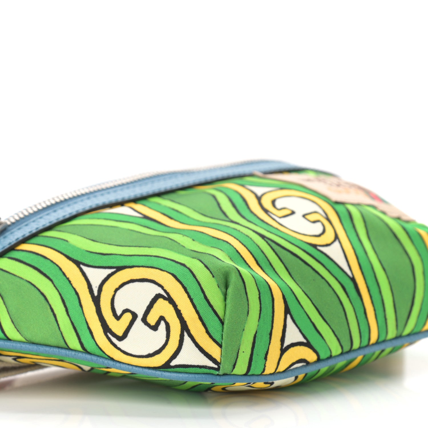 Gucci X THE NORTH FACE Econyl Nylon Belt Bag Green 10 of 11
