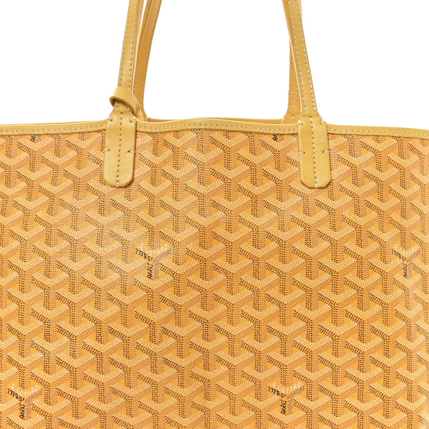Goyard Goyardine Saint Louis PM Yellow 8 of 12