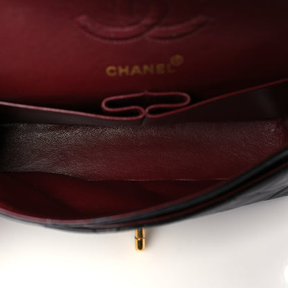 Chanel Lambskin Quilted Medium Double Flap Black 5 of 10