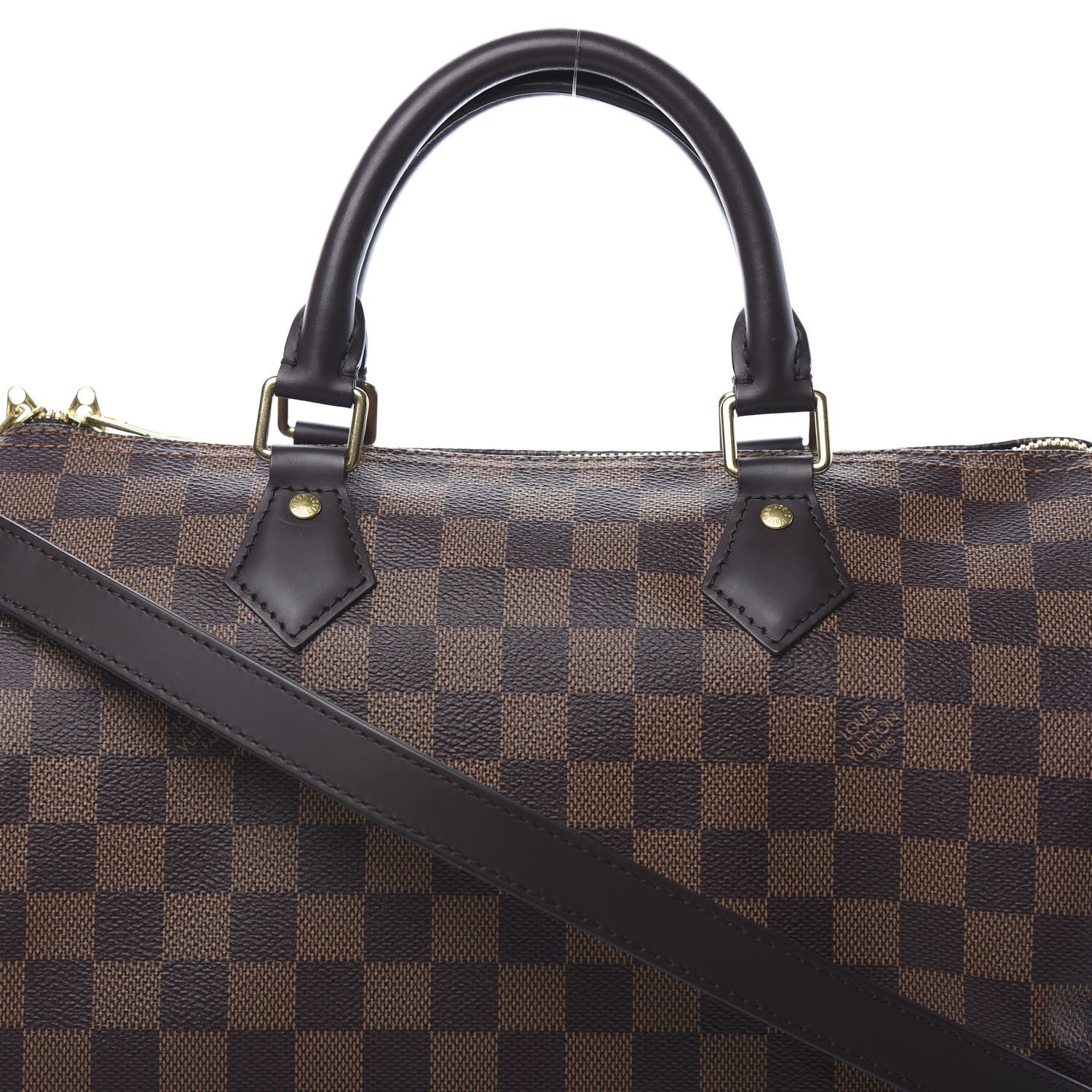 Louis Vuitton Damier Ebene Speedy Bandouliere 30 10 of 10