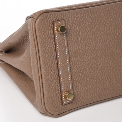 Hermes Togo Birkin 25 Etoupe 28 of 33
