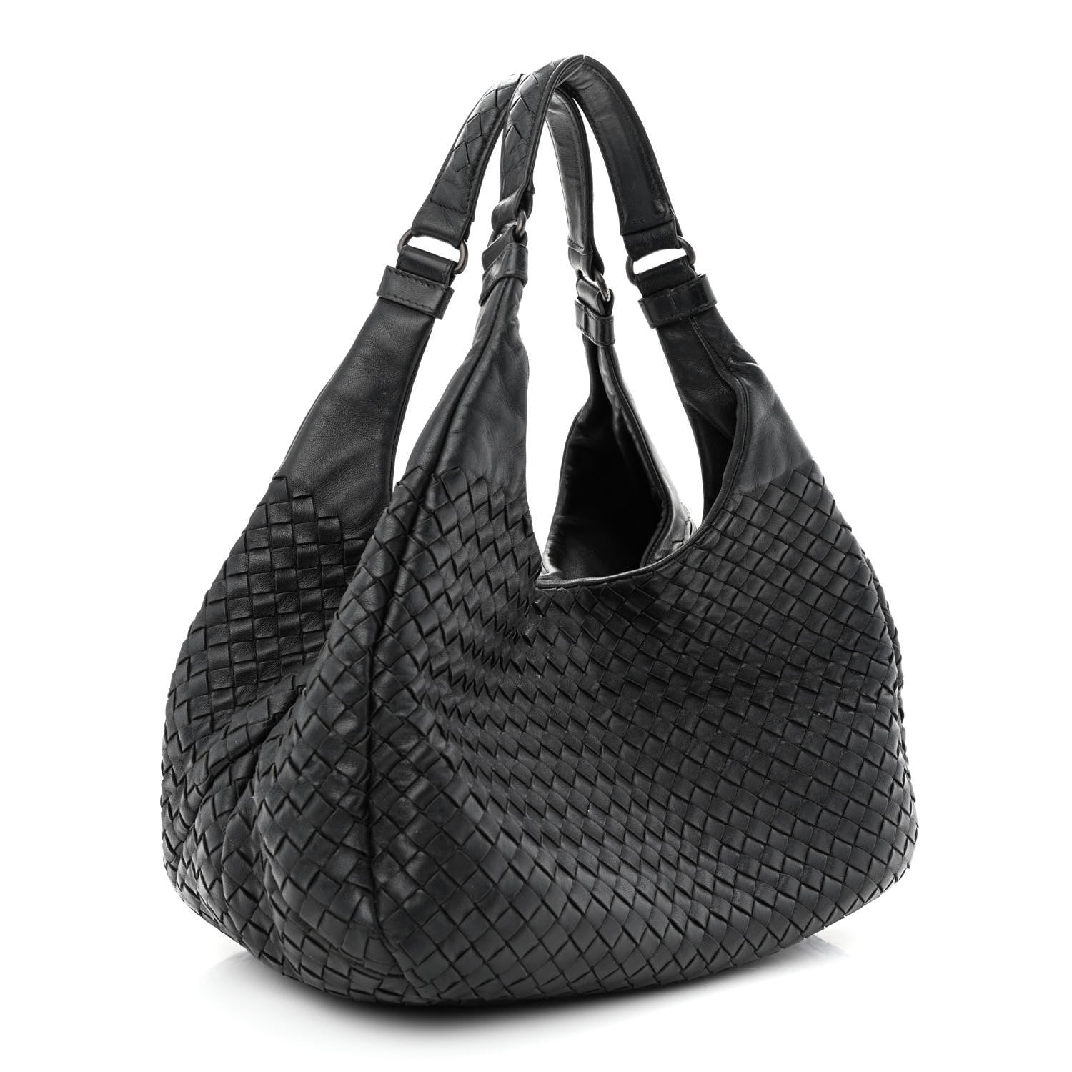 Bottega Veneta Nappa Intrecciato Medium Campana Hobo Black 2 of 10