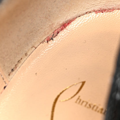 Christian Louboutin Velvet Madame Menule Bow 100 Pumps 38.5 Black 9 of 11