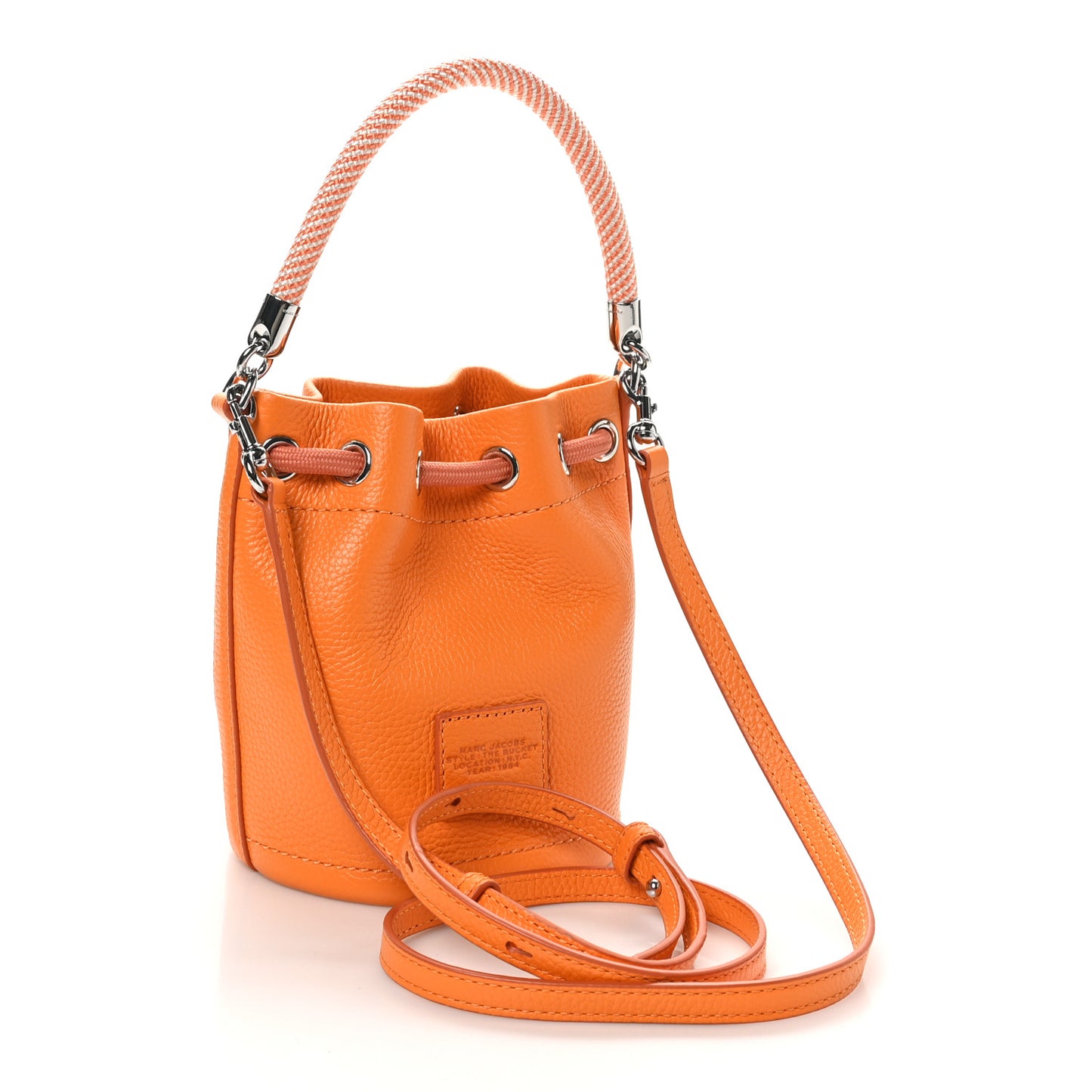 Grained Calfskin The Mini Bucket Bag Scorched