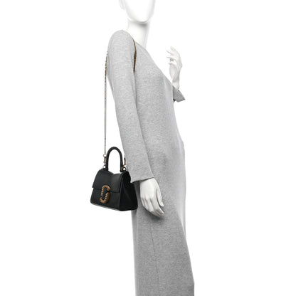 Marc Jacobs Calfskin The St Marc Mini Top Handle Bag  Black 2 of 9