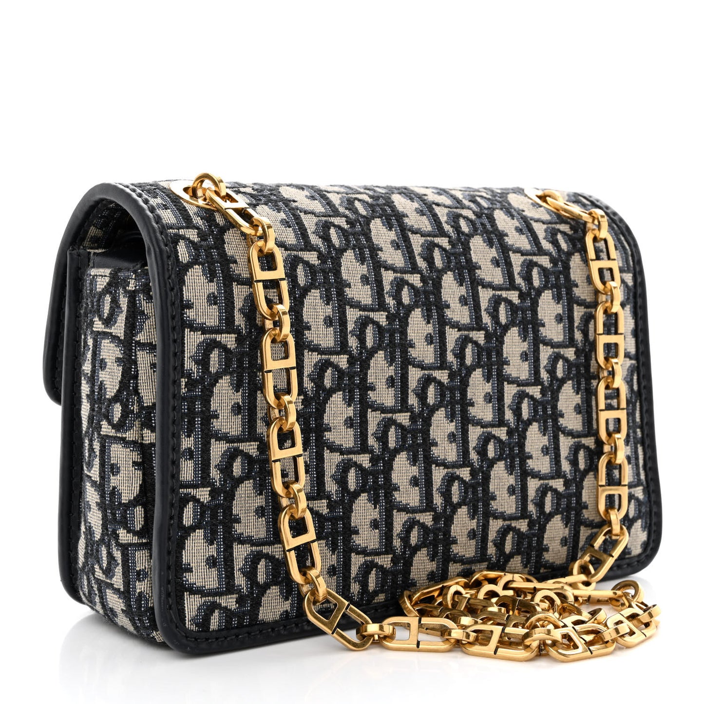 Oblique CD Lock Chain Flap Blue