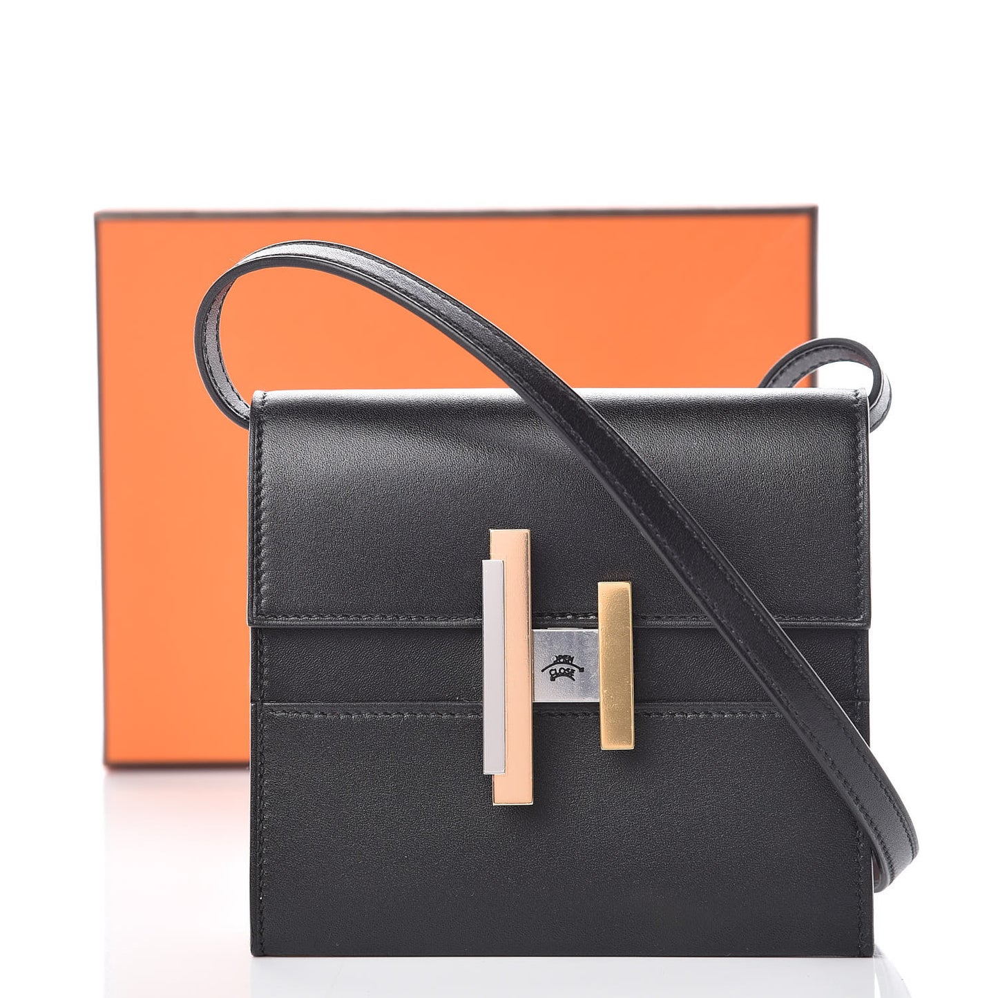 Villandry Calfskin Mini Cinhetic Wallet Black