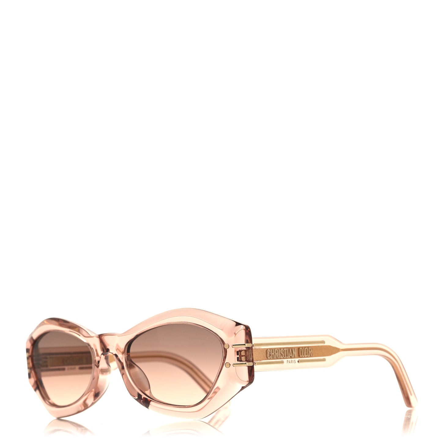 Acetate DiorSignature B1U Butterfly Sunglasses Pink