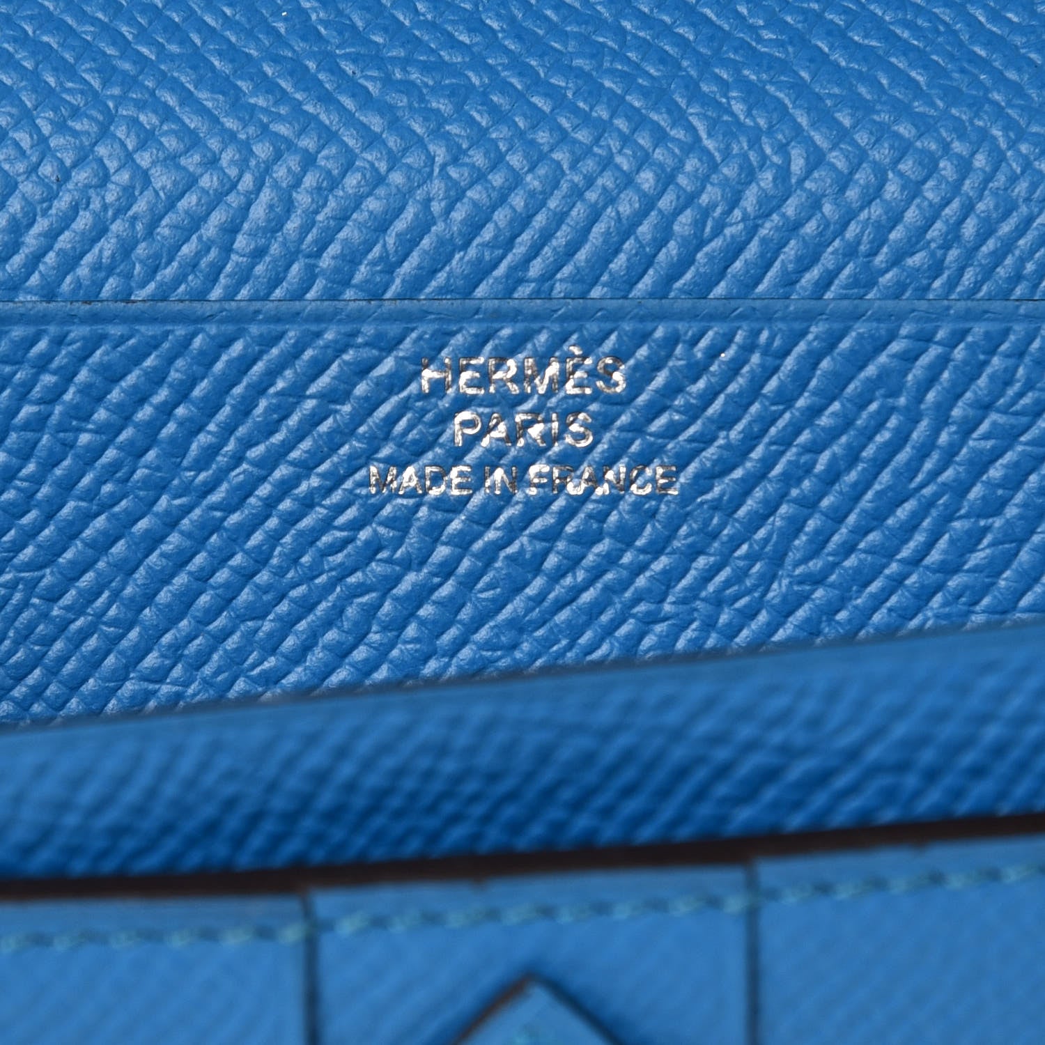 Hermes Epsom Bearn Gusset Wallet Bleu Zanzibar 6 of 8