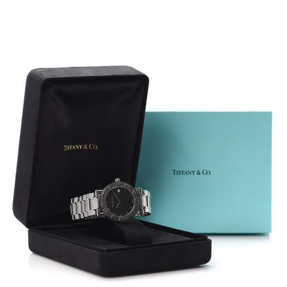 Tiffany Stainless Steel 33mm Atlas Quartz Watch Black 6 of 6