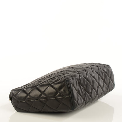 Chanel Lambskin Quilted Cosmetic Case Black 4 of 7