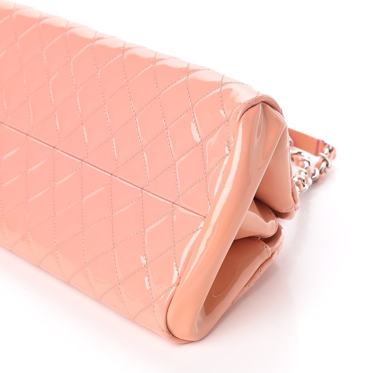 Patent Quilted Medium Just Mademoiselle Pink