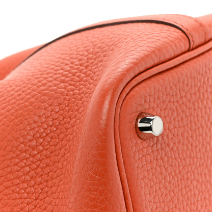 Hermes Taurillon Clemence Picotin Lock 18 PM Terre Battue 12 of 15