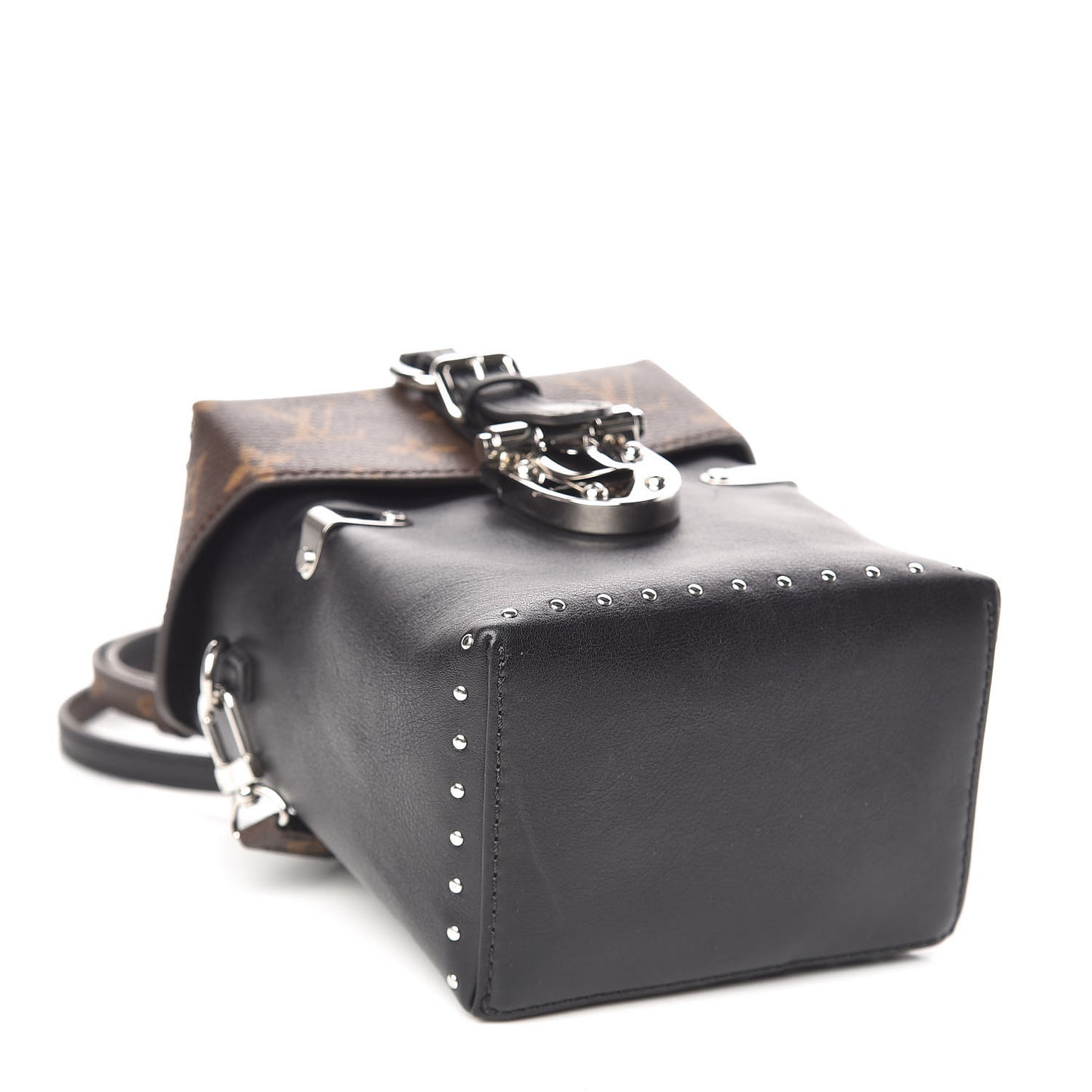 Calfskin Monogram Camera Box Black