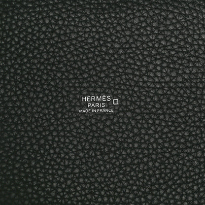 Hermes Taurillon Clemence Matte Alligator Picotin Lock Touch 18 PM Black 6 of 11