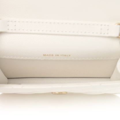 Chanel Caviar Quilted Mini Chain Bag White 5 of 12