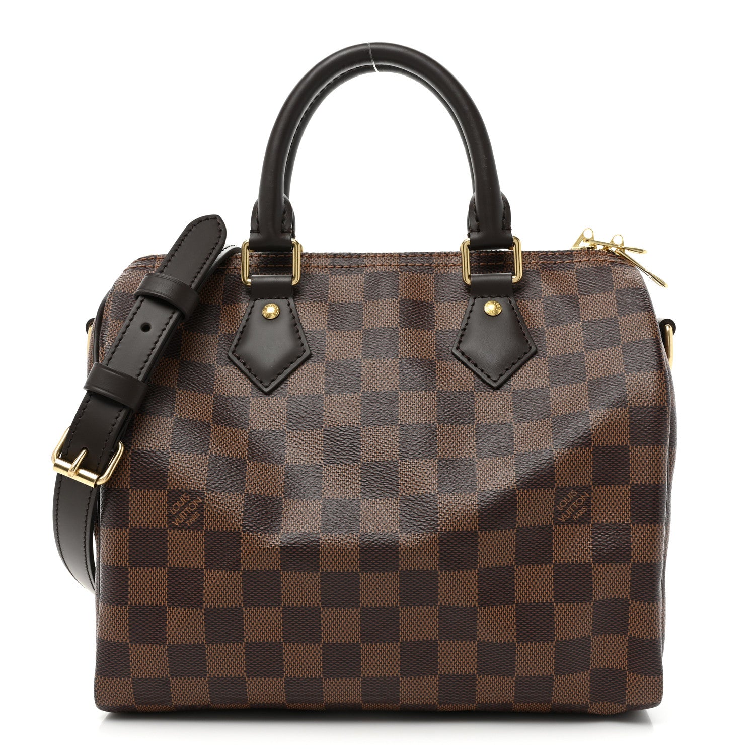 Louis Vuitton Damier Ebene Speedy Bandouliere 25 1 of 11