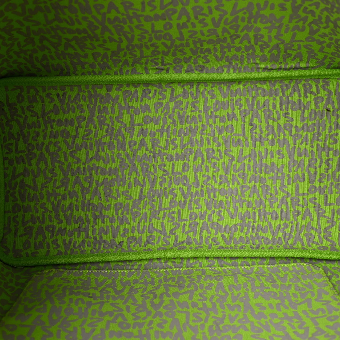Monogram Graffiti Neverfull GM Green