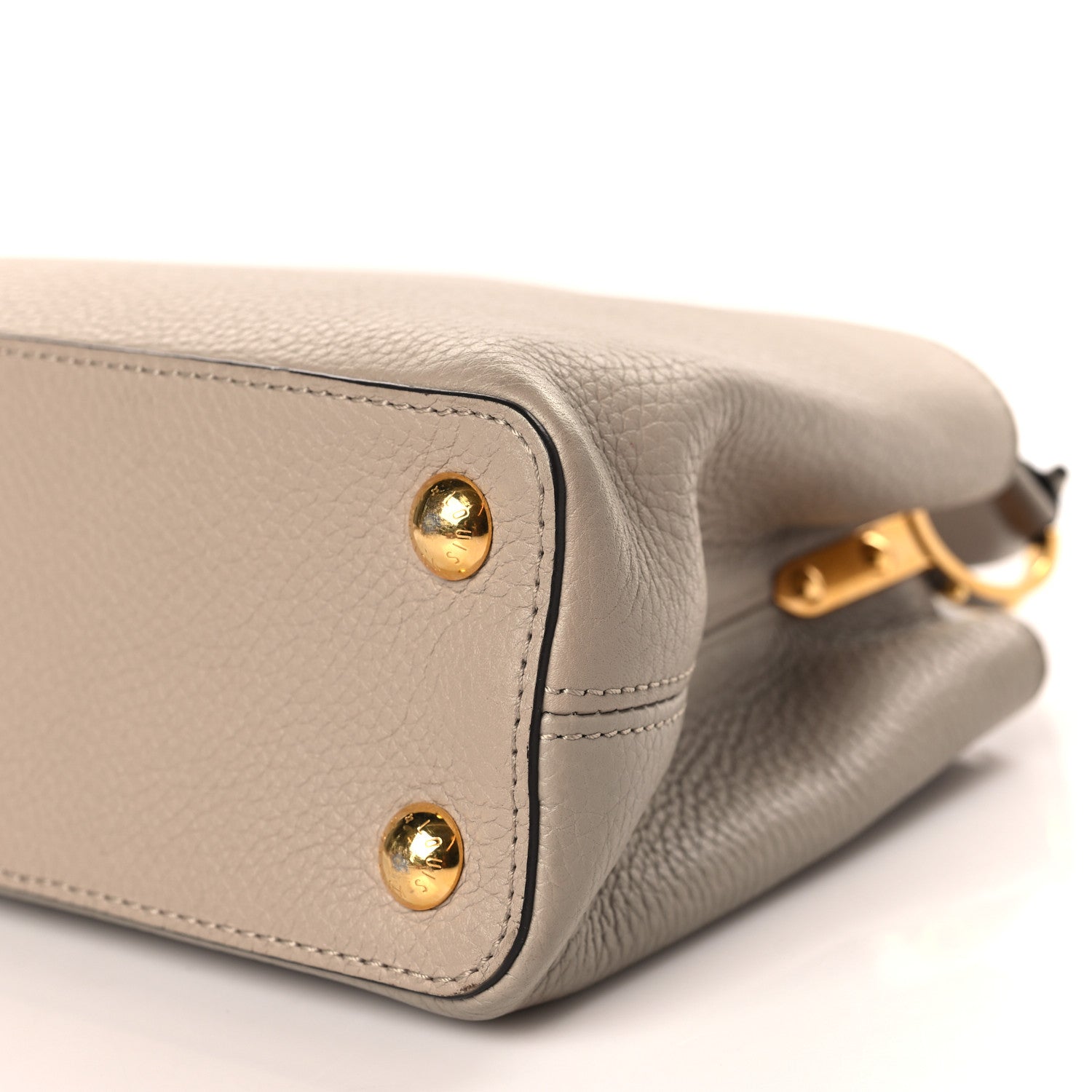 Louis Vuitton Taurillon Capucines BB Galet 8 of 8