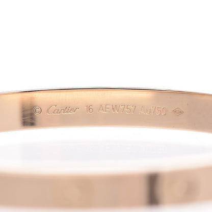 Cartier 18K Yellow Gold LOVE Bracelet 16 4 of 6