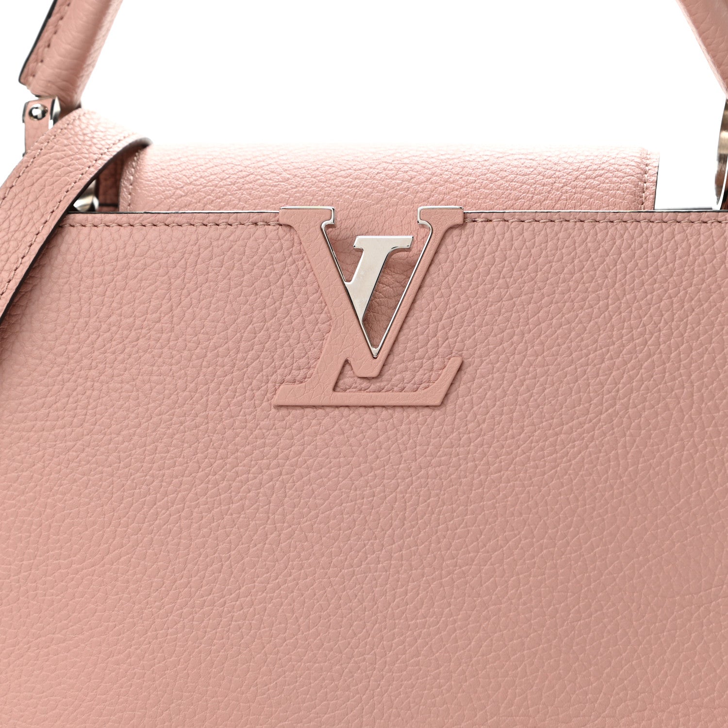Louis Vuitton Taurillon Capucines PM Magnolia 7 of 9