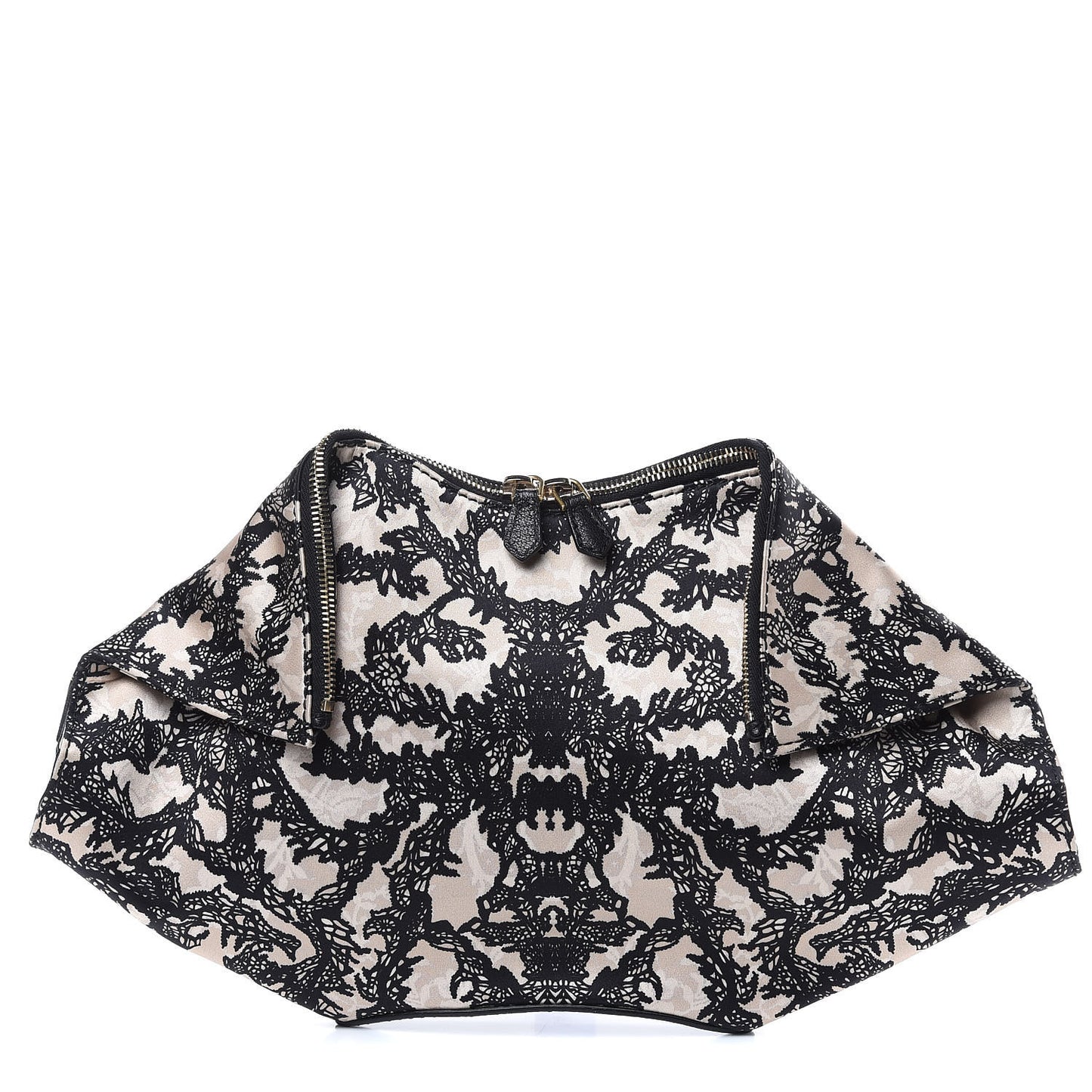 Silk De Manta Lace Print Clutch