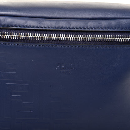 Fendi Vitello Grace FF Gradient Embossed Belt Bag Blueberry 11 of 12
