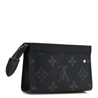 Louis Vuitton Monogram Eclipse Key Pouch Voyage 3 of 7