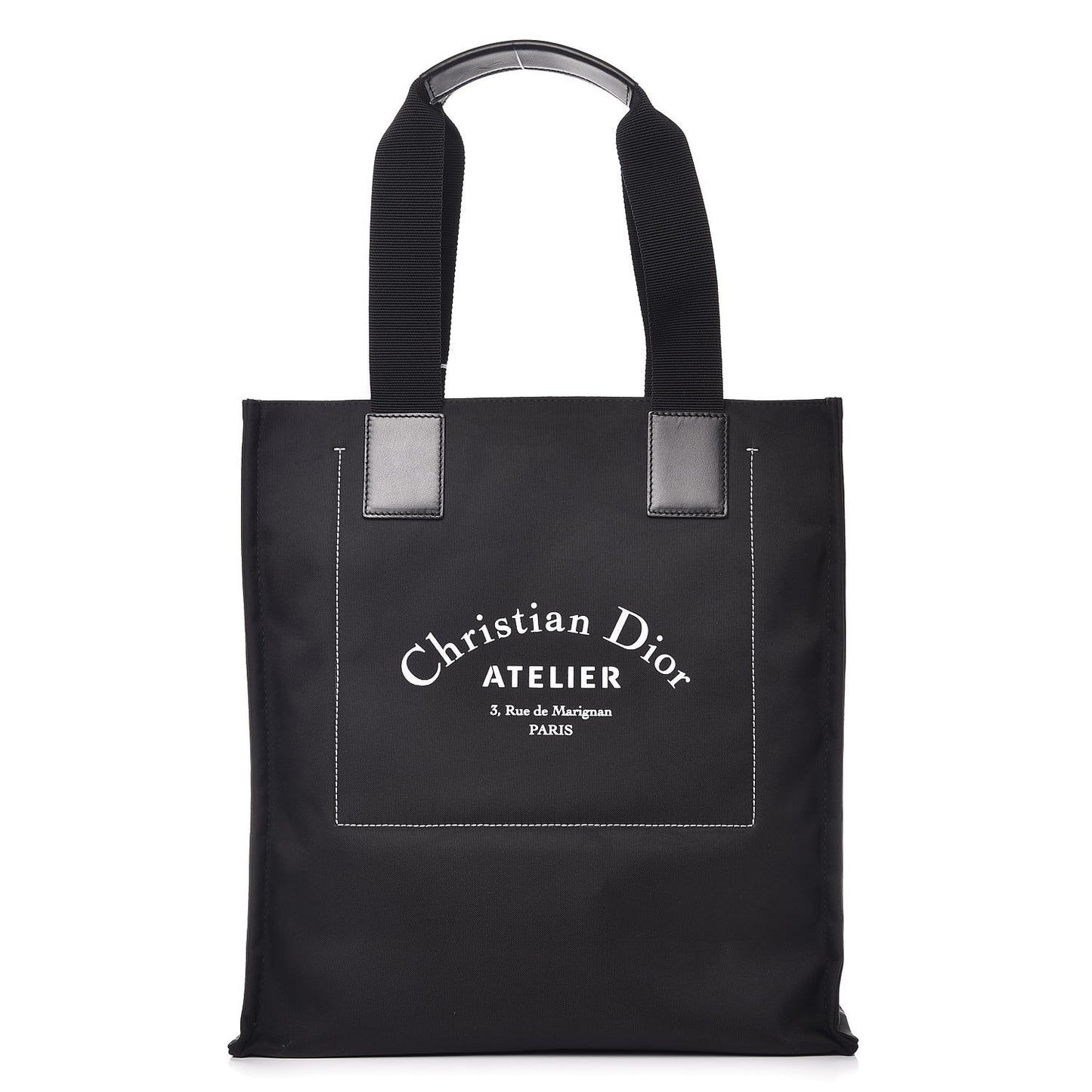 Canvas Atelier Shopper Tote Black
