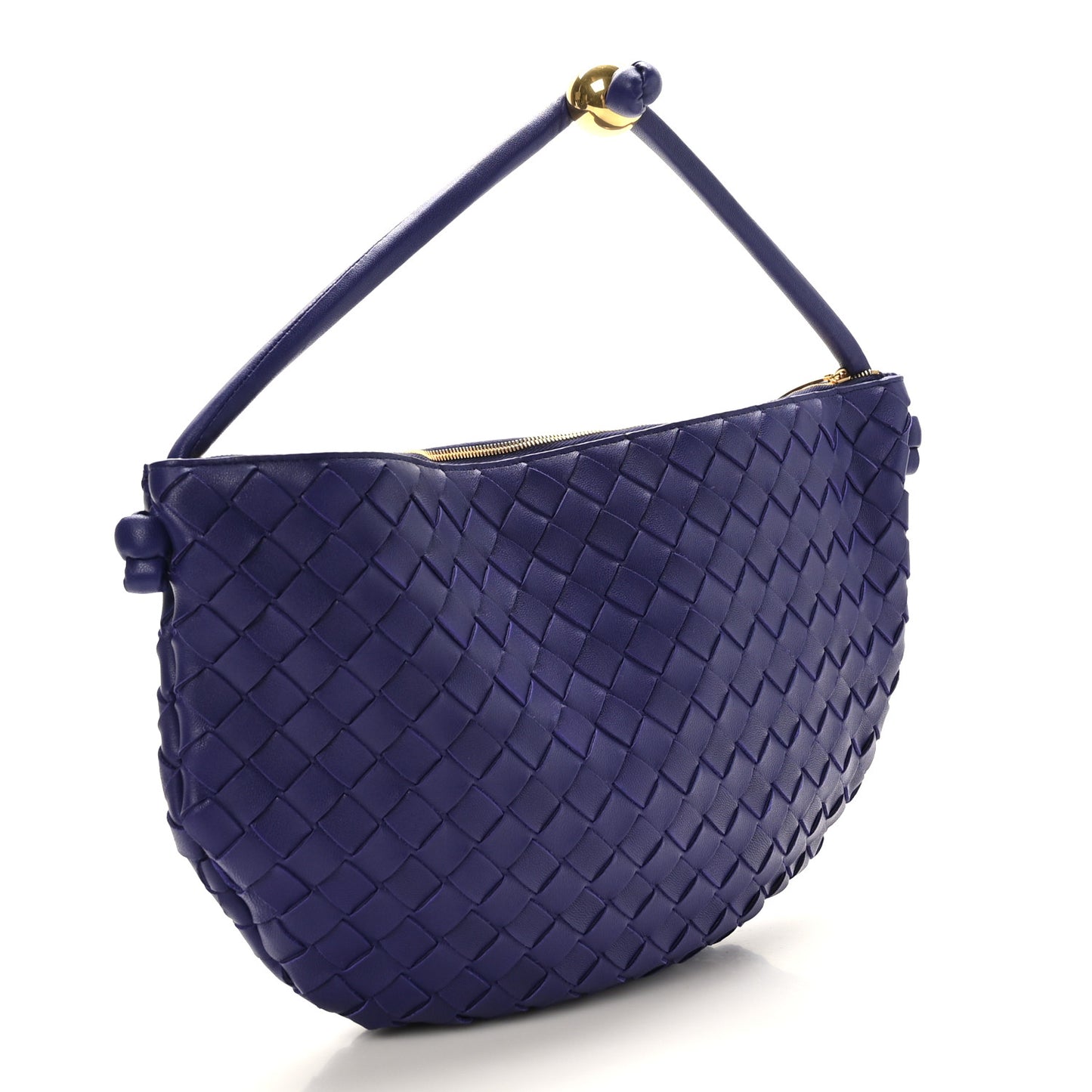 Nappa Intrecciato Medium Turn Pouch Unicorn