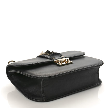 Valentino Garavani Vitello Small Glam Lock Rockstud Flap Black 4 of 9
