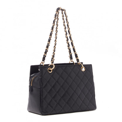 Chanel Caviar Quilted Petit Timeless Tote PTT Black 3 of 9