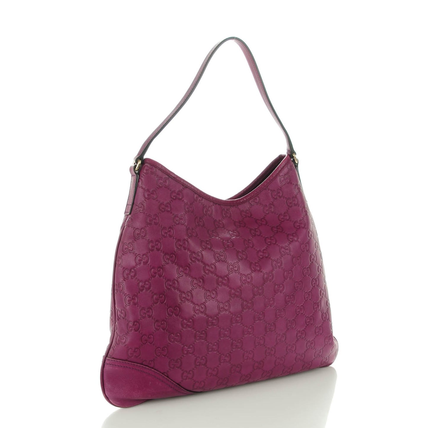 Guccissima Medium New Britt Hobo Purple