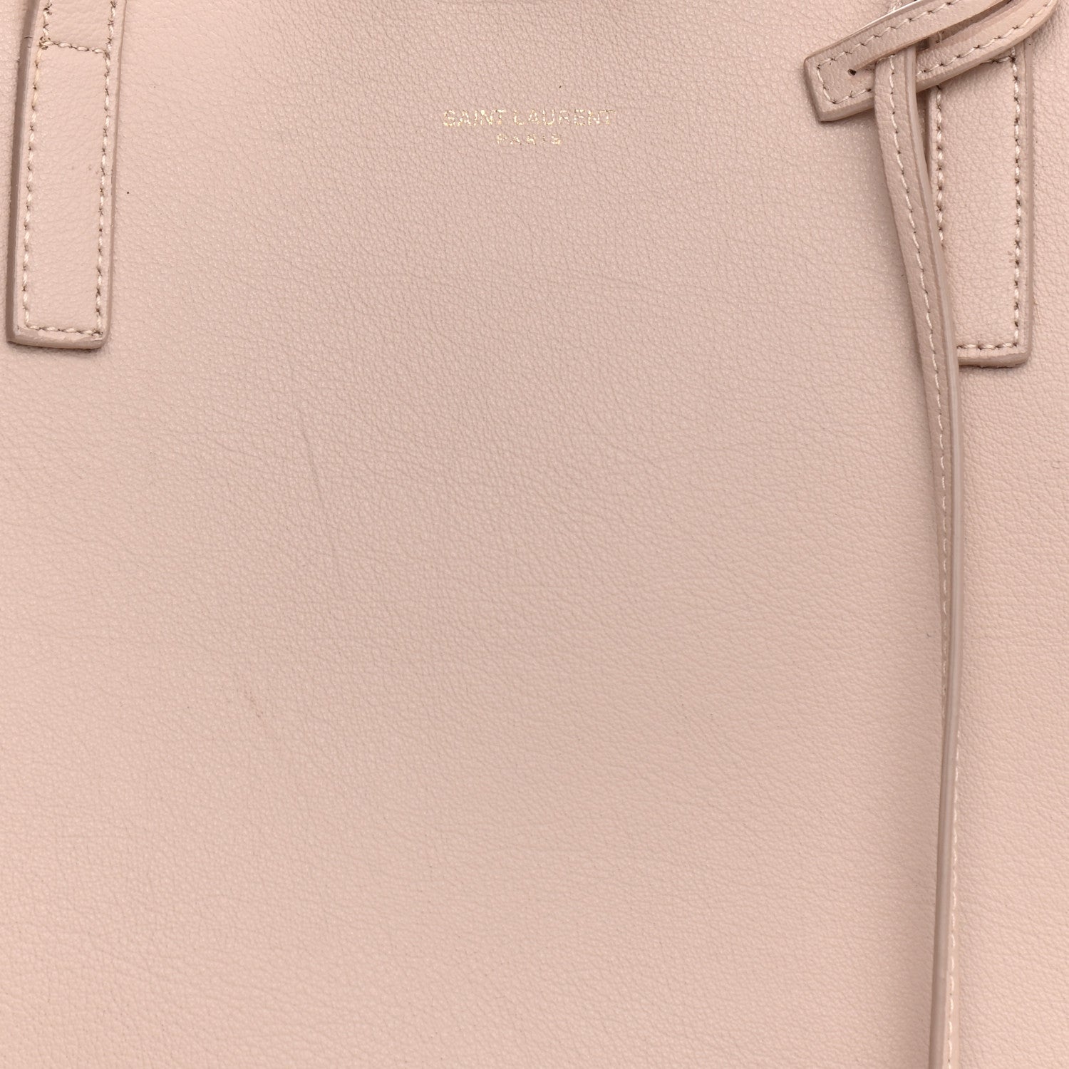 Saint Laurent Calfskin Large Shopping Tote Pale Blush 16 of 27