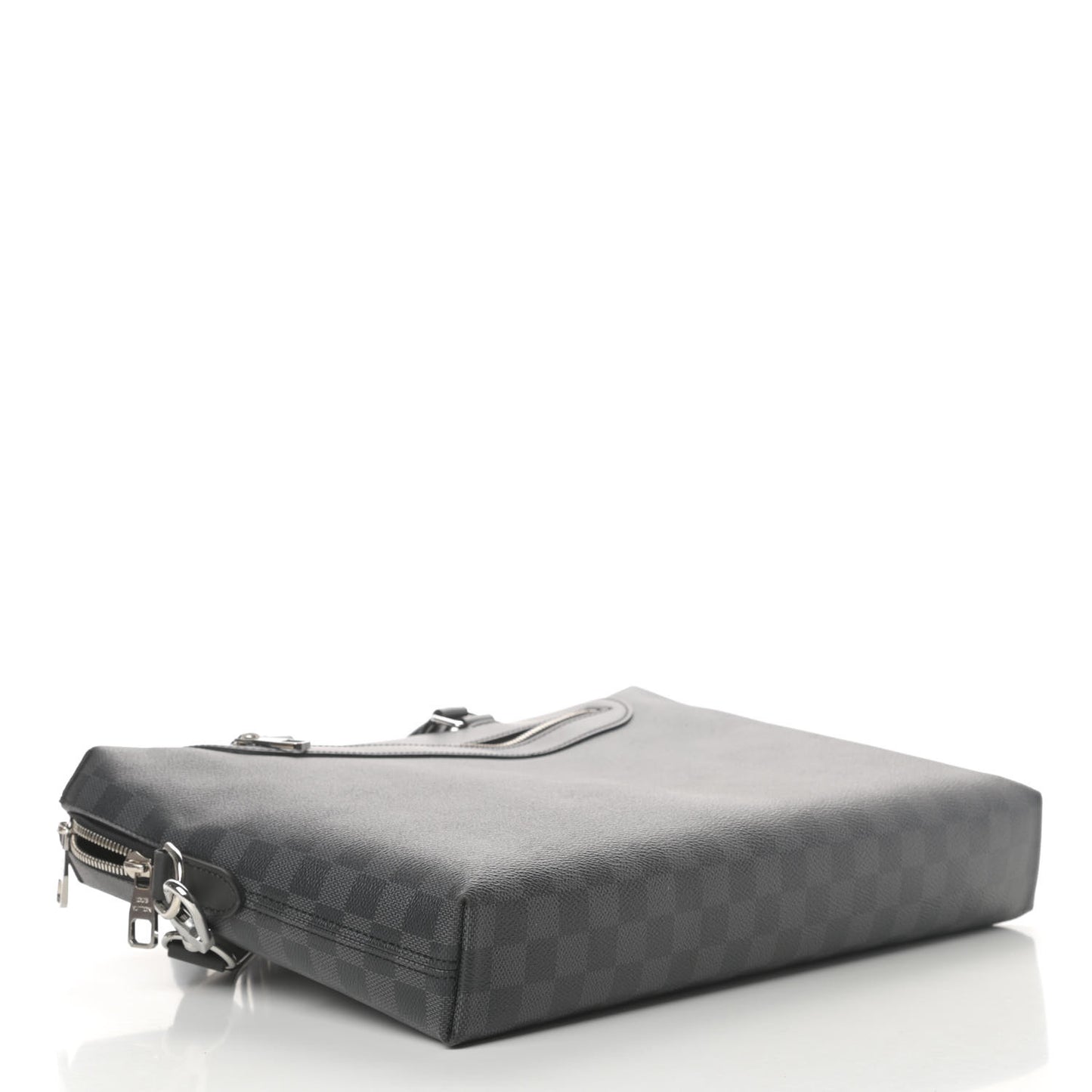 Damier Graphite Porte-Documents Jour