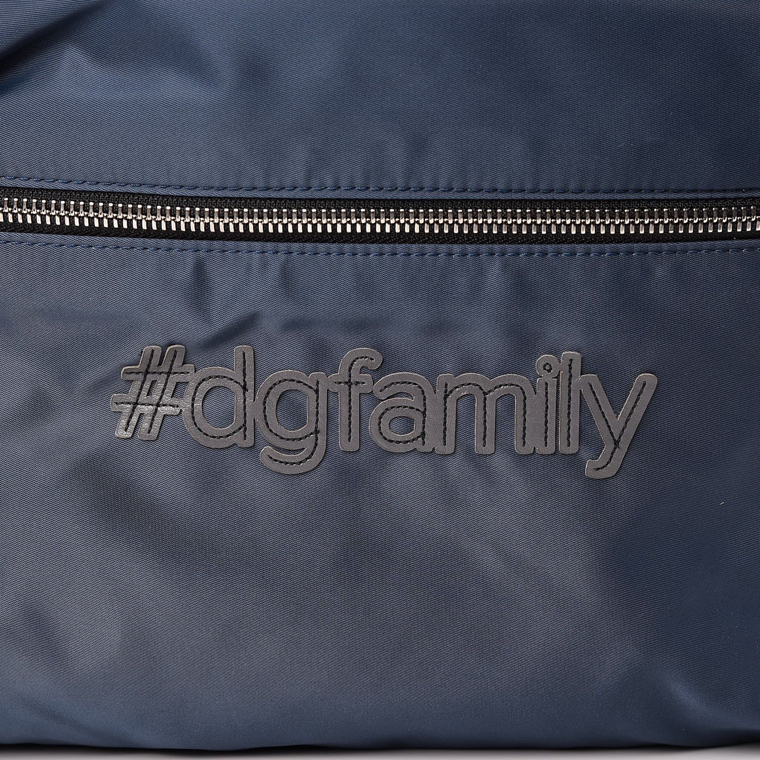 Dolce & Gabbana Nylon Family Patch Backpack Avio Black 11 of 11