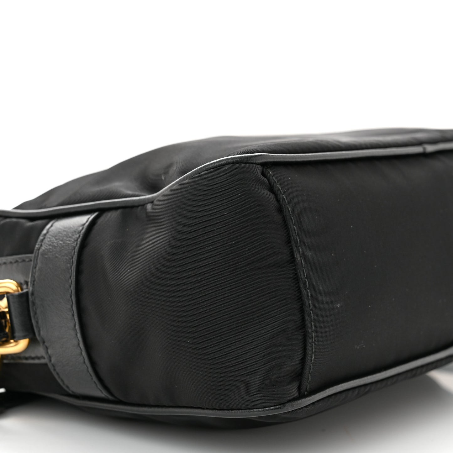 Tessuto Nylon Soft Calf Camera Bag Black