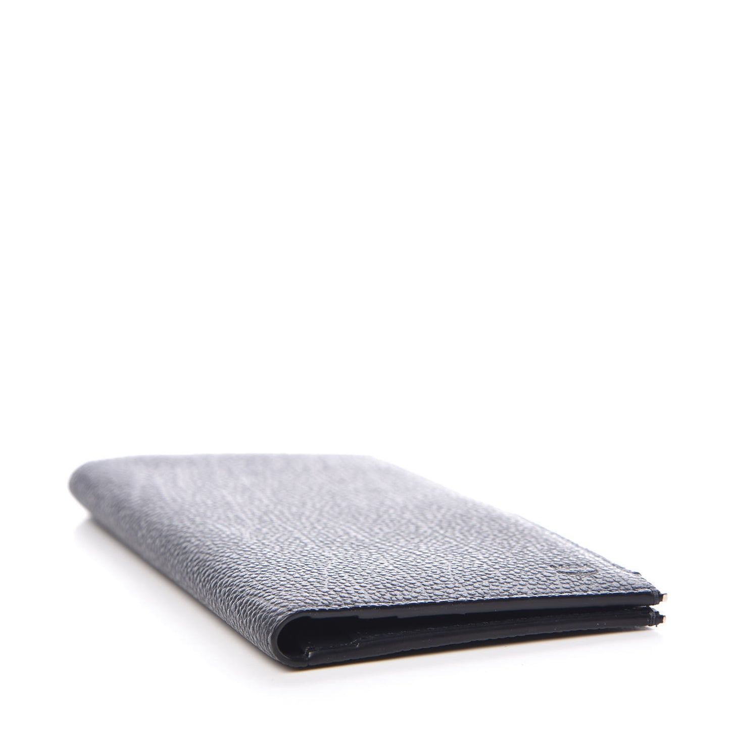 Calfskin Bifold Long Wallet Phantom Gray