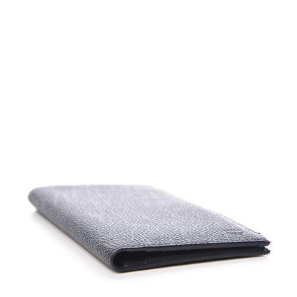 MCM Calfskin Bifold Long Wallet Phantom Gray 4 of 9
