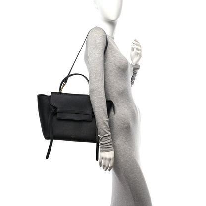 Celine Grained Calfskin Mini Belt Bag Black 3 of 9