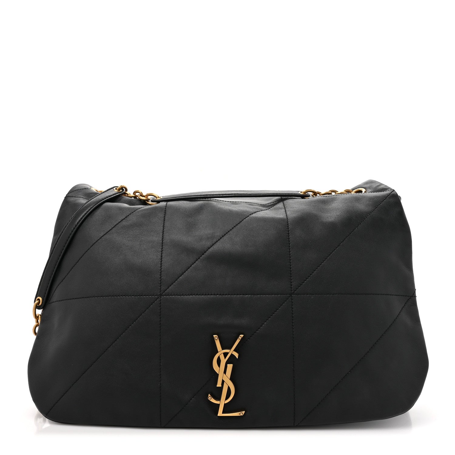Saint Laurent Lambskin Matelasse Monogram Large Jamie 4.3 Black 1 of 10