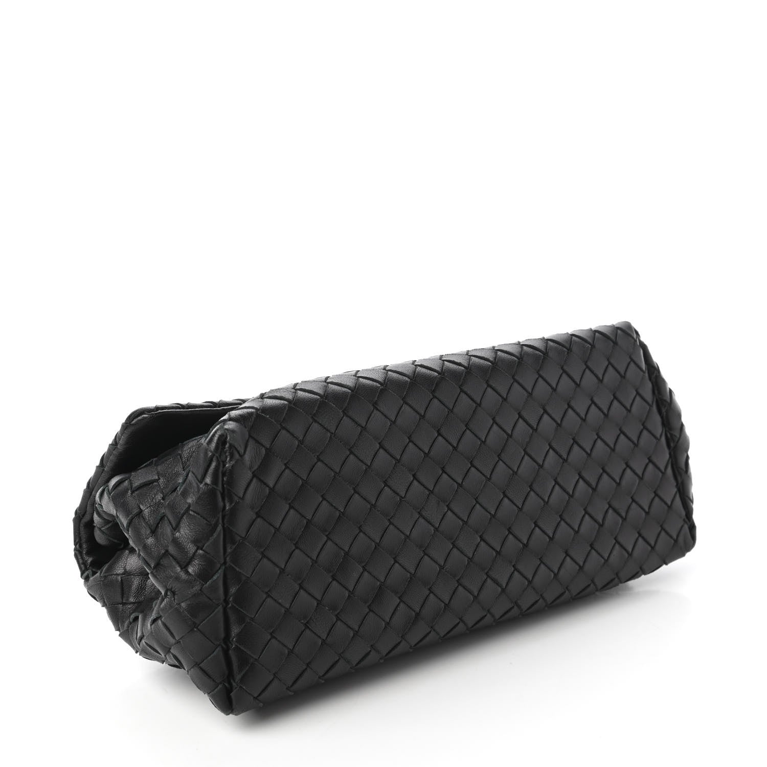Bottega Veneta Nappa Intrecciato Cosmetic Case Black 4 of 10