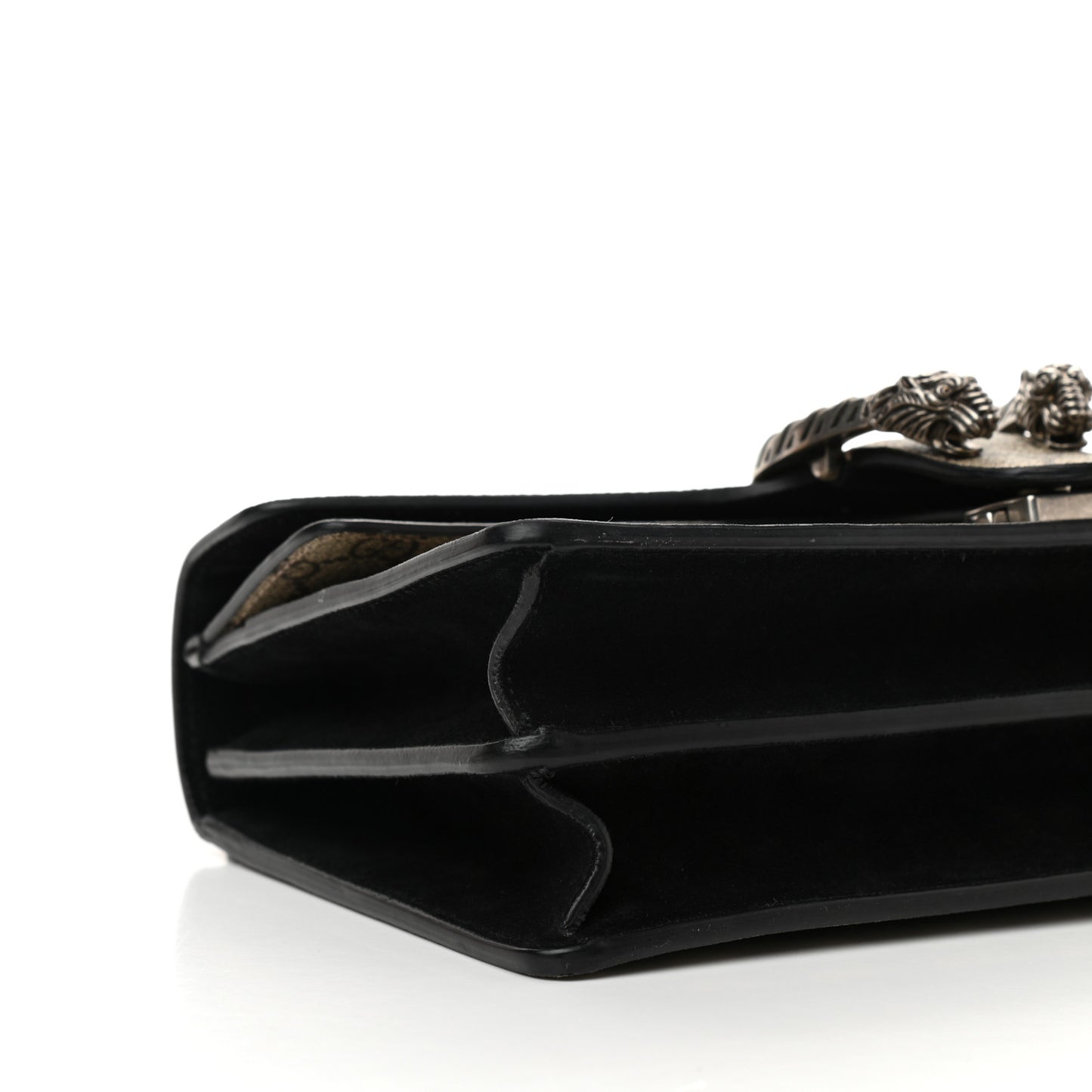 GG Supreme Monogram Small Dionysus Shoulder Bag Black