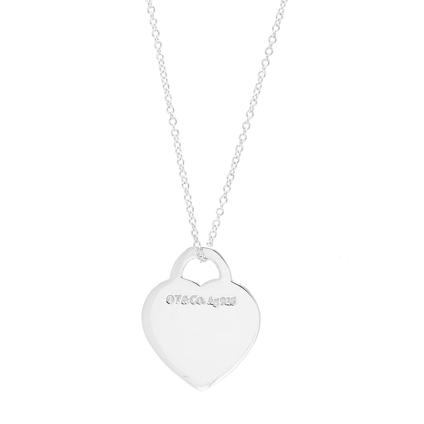 Sterling Silver Small Return to Tiffany Heart Pendant Necklace