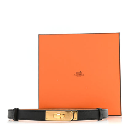 Hermes Epsom Kelly Belt Black 5 of 5