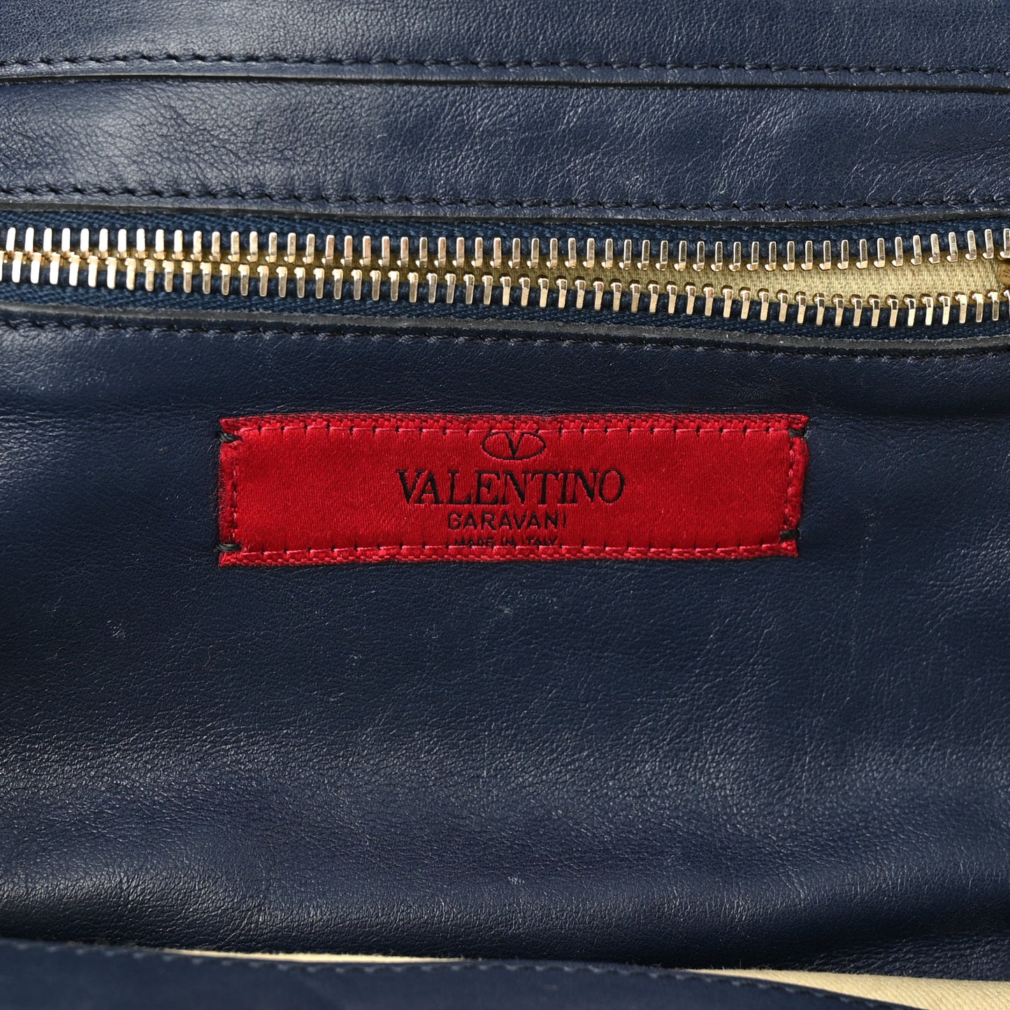 Vitello Small Rockstud Tote Marine