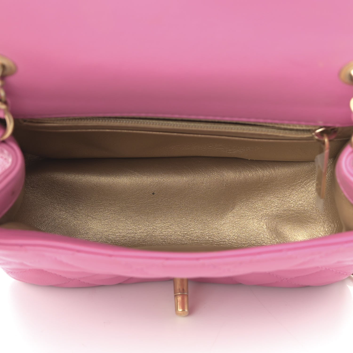 Chanel Lambskin Quilted Mini Pearl Crush Flap Pink 5 of 18