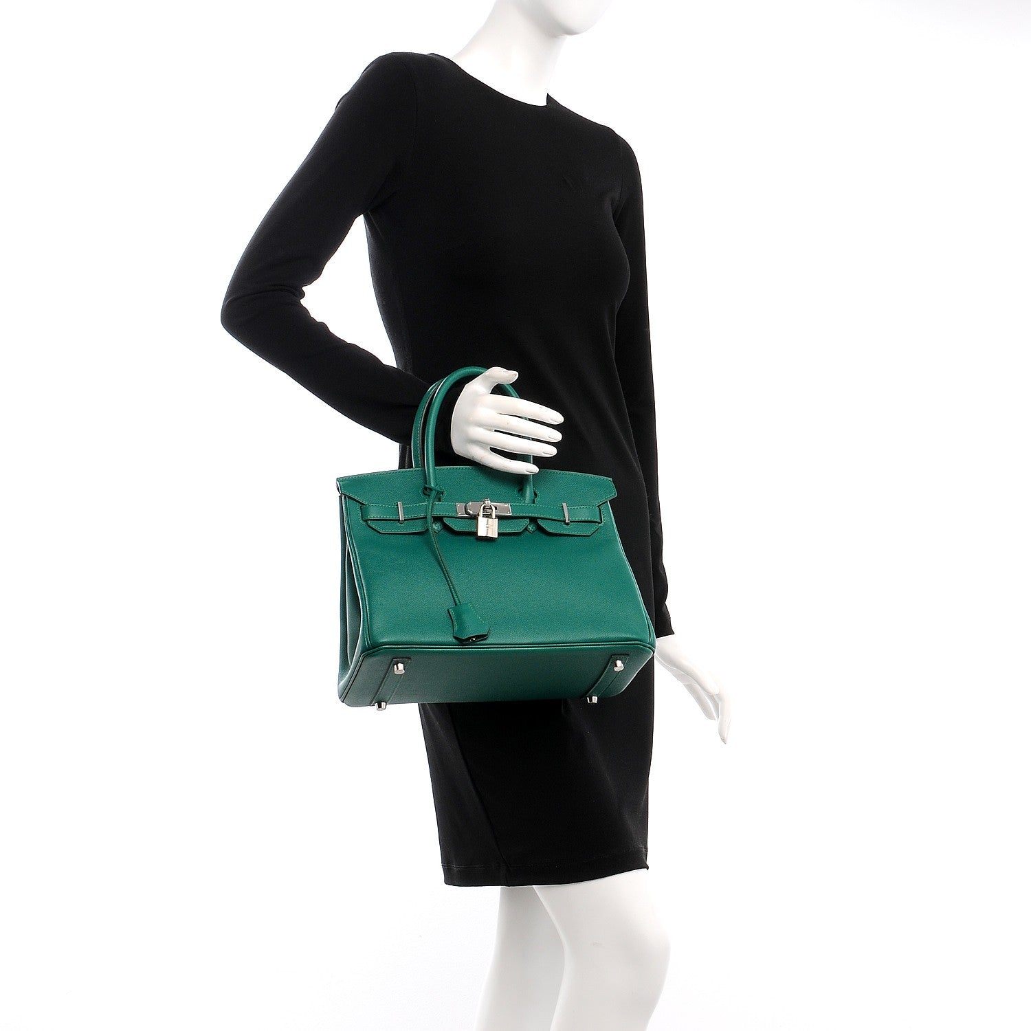 Hermes Epsom Birkin 30 Malachite 2 of 38