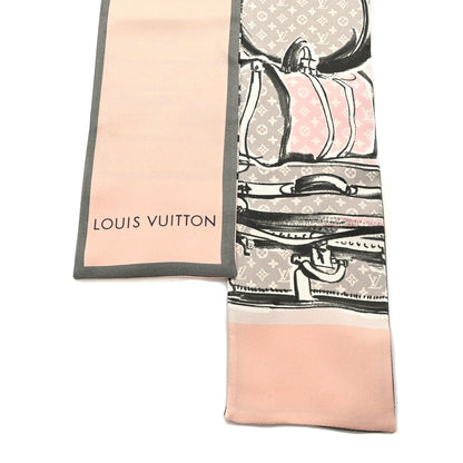 Louis Vuitton Silk Monogram Trunks Bandeau Rose Poudre 2 of 3