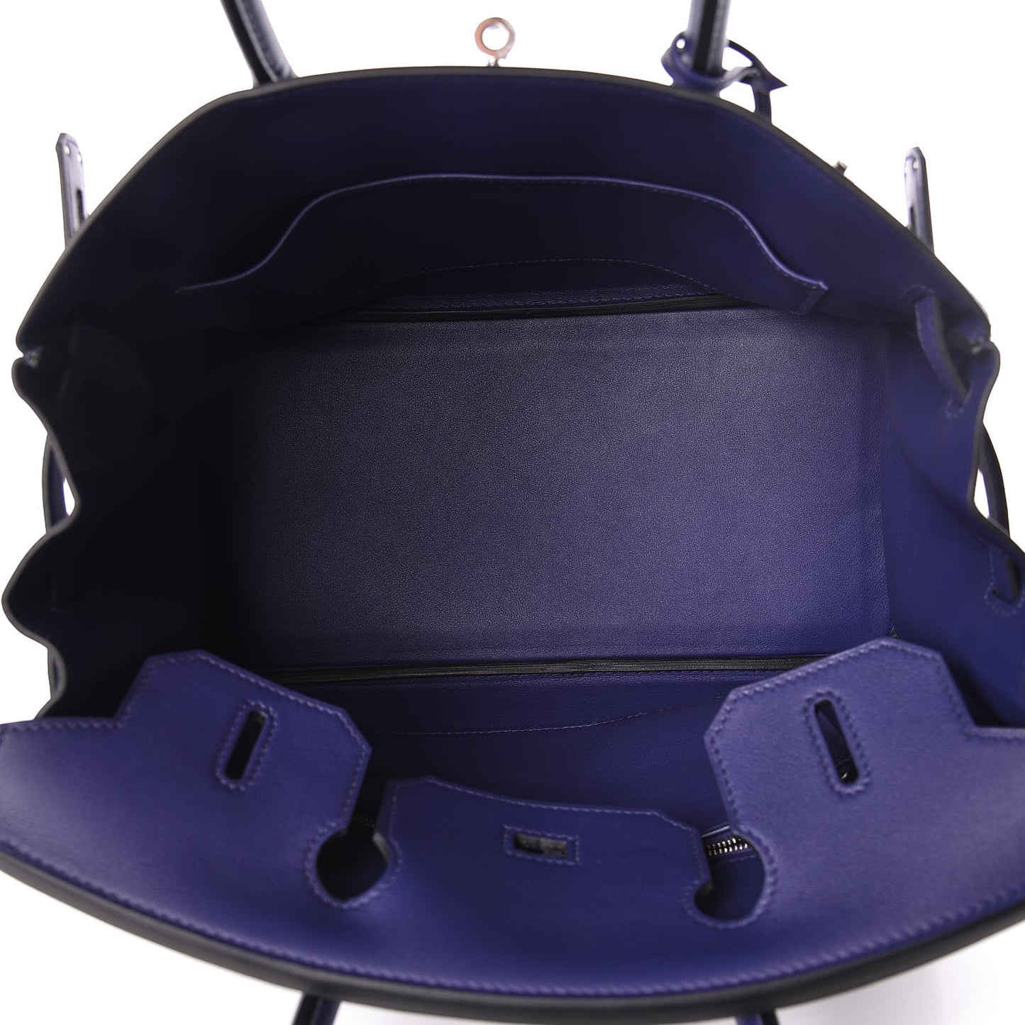 Swift Epsom Tressage Birkin 30 Bleu Encre Bleu Du Nord Gold
